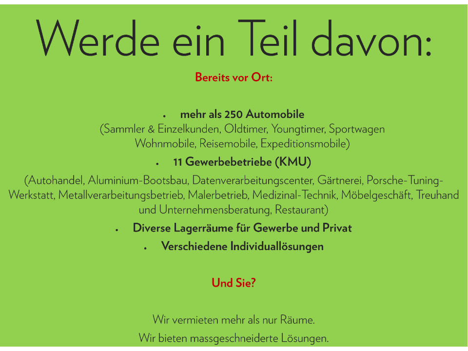 Werde ein Teil davon